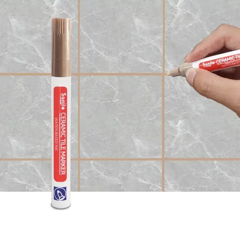 1/3 Pcs Wasserdicht Weiß Marker Stift Wand Naht Reparatur Fliesen Mörtel Marker Stifte Boden Badezimmer Dekontamination Pinsel Werkzeuge
