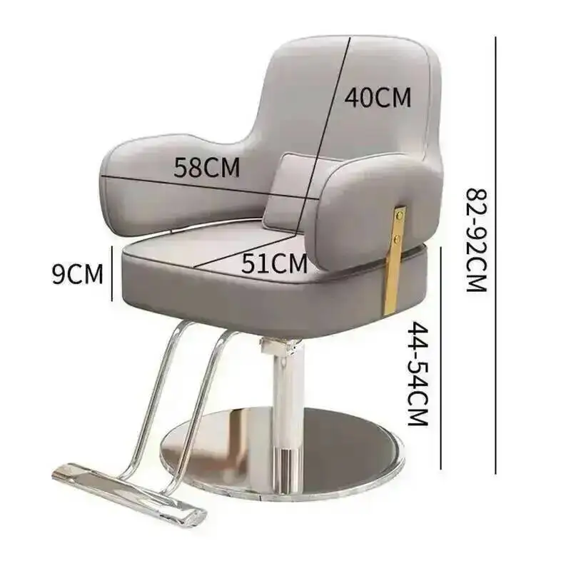 Barber European Simple Chairs Luxury Classic Exquisite Premium Salon Chairs Modern Beauty Silla Para Lashista Salon Furniture