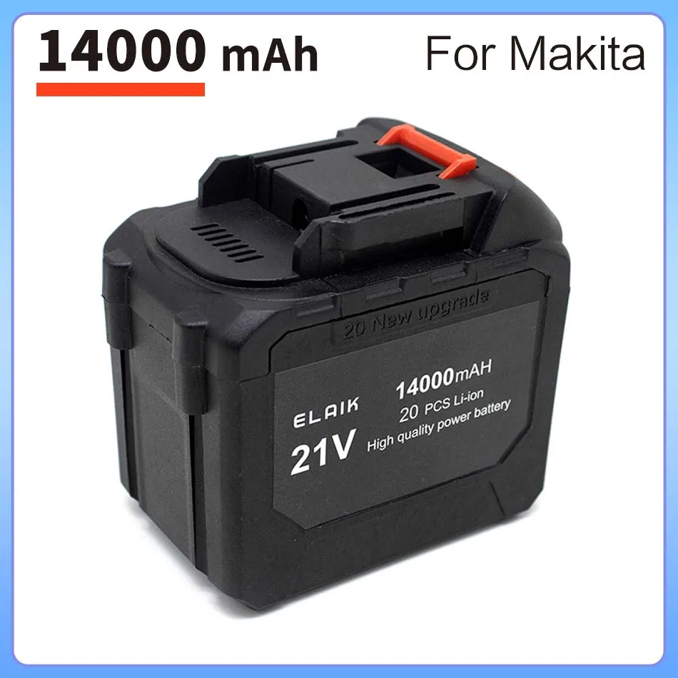 21V 14000mAh Rechargeable Battery Lithium Ion Battery High Capacity for Makita Electric Power Tool Battery