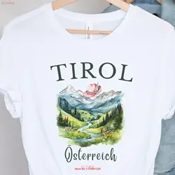 Tirol T Shirt Tyrol Austria Travel Innsbruck Hall Kitzbuhel Austrian Alps Softstyle Souvenir long or short sleeves