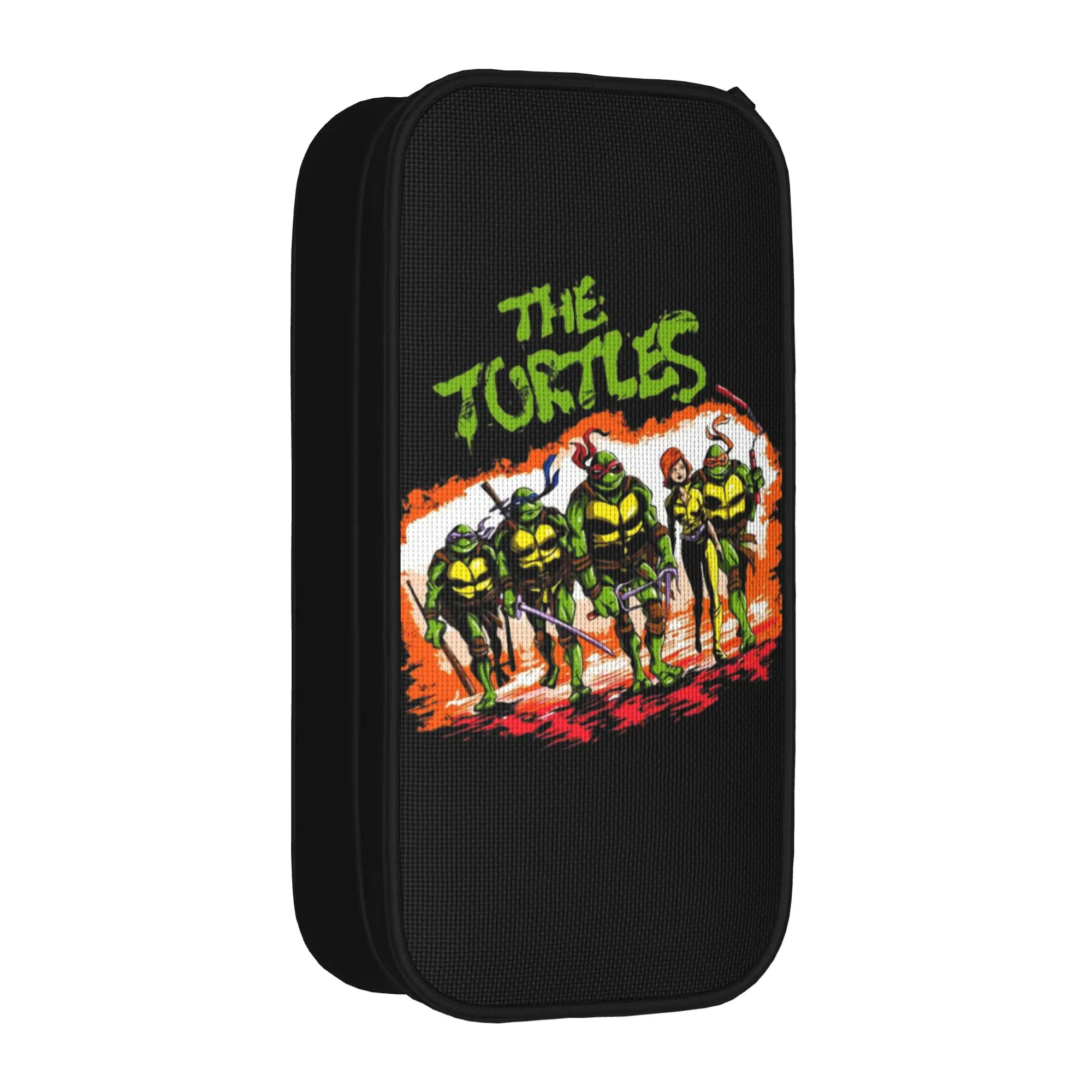 TMNT T-Turtles Vintage Pencil Case Fun  Pen Holder Bags Student Big Capacity School Supplies Gifts Pencilcases