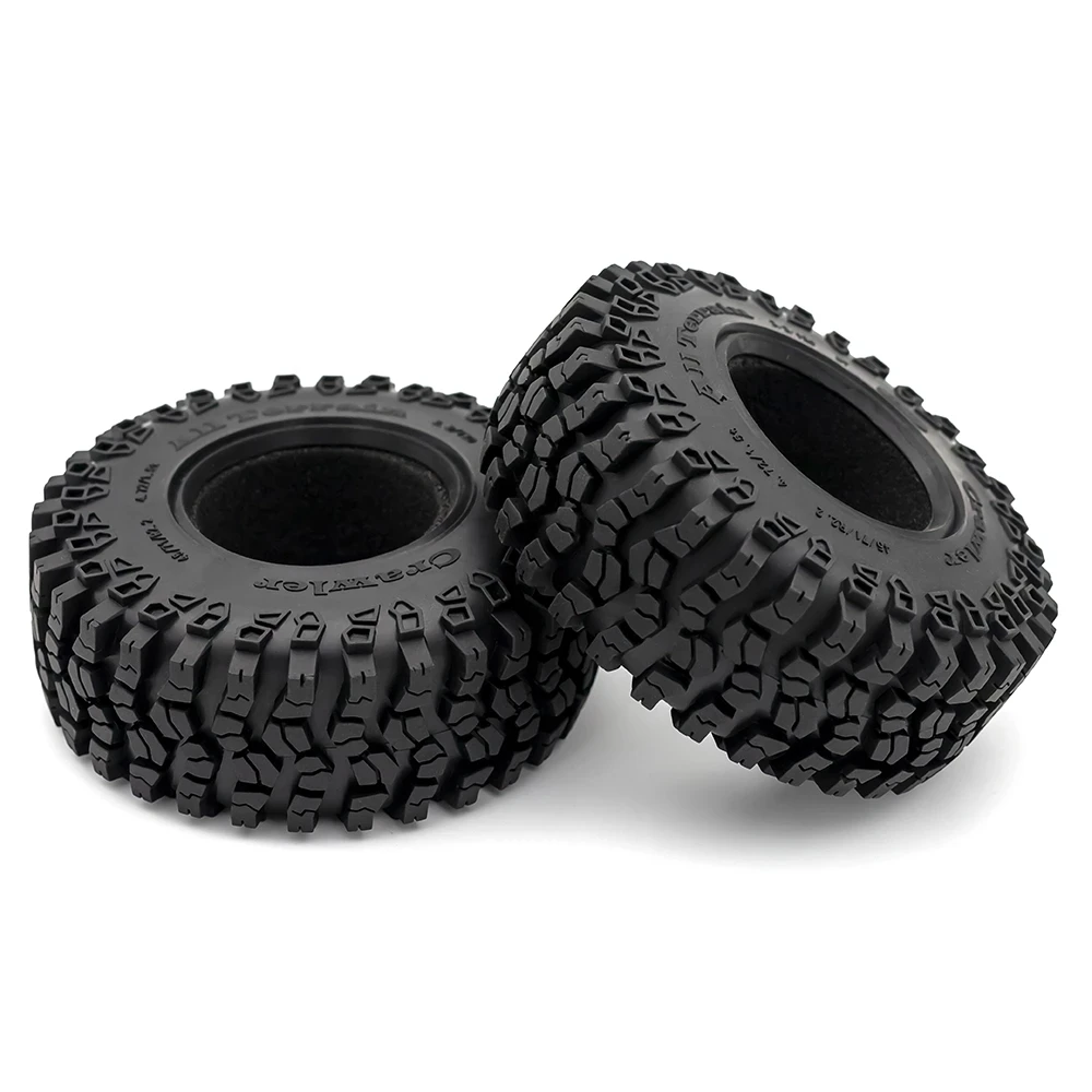 2.2 Inch Mud Grappler Gumowa opona 125 * 48 mm do 1:10 RC Rock Crawler Car TRX4 TRX-6 Axial SCX10 90046 Upgrade Parts