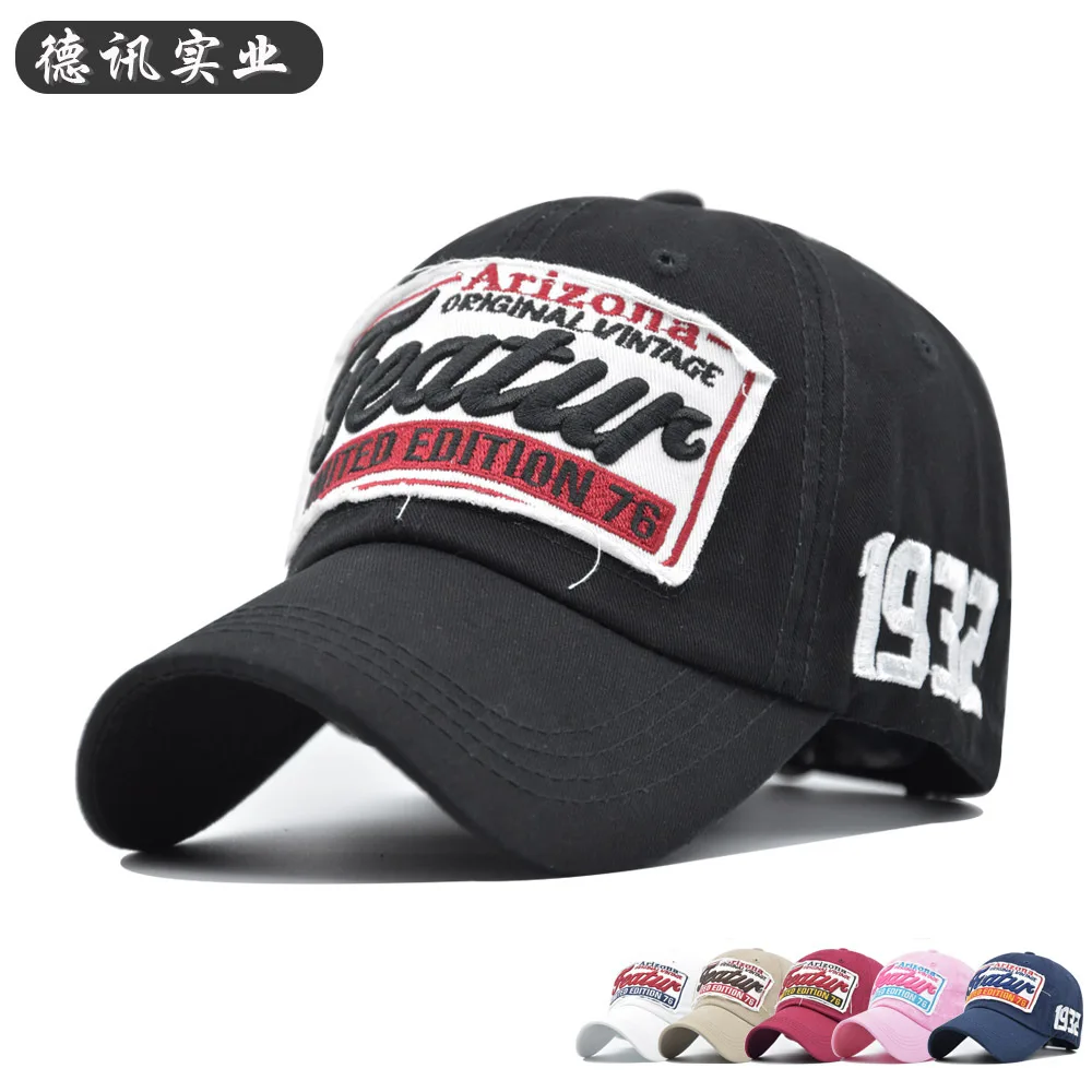 Letter Embroidery Baseball Caps For Men Women Cotton Winter Hat Hip Hop Fitted Caps Spring Summer Casual Sports Unisex Visor Hat