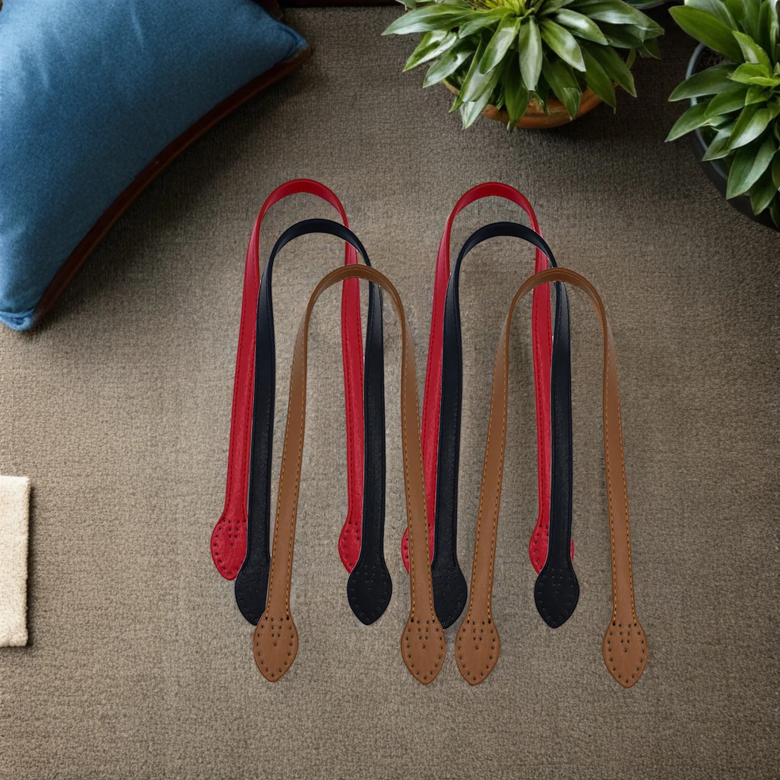 

6pcs Handbag Strap Premium Women Wallet Handle Shoulder Tote Purse Belt DIY Bags Clutches Matching Replacement