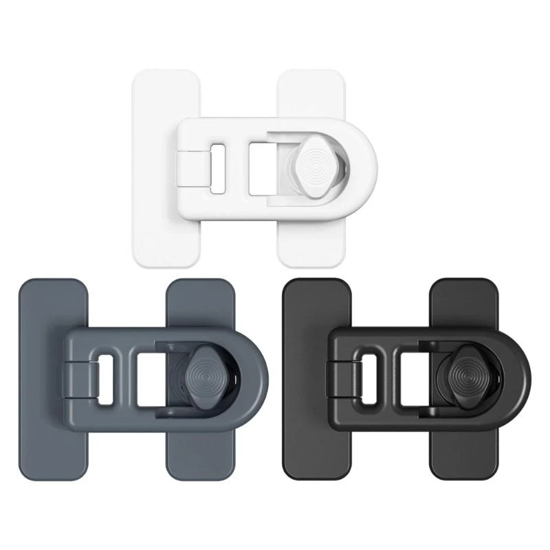 

H3CE Campers Refrigerator Door Latches ABS Anti Vibration Design Cabinet Door Baby Safety Refrigerator Stopper