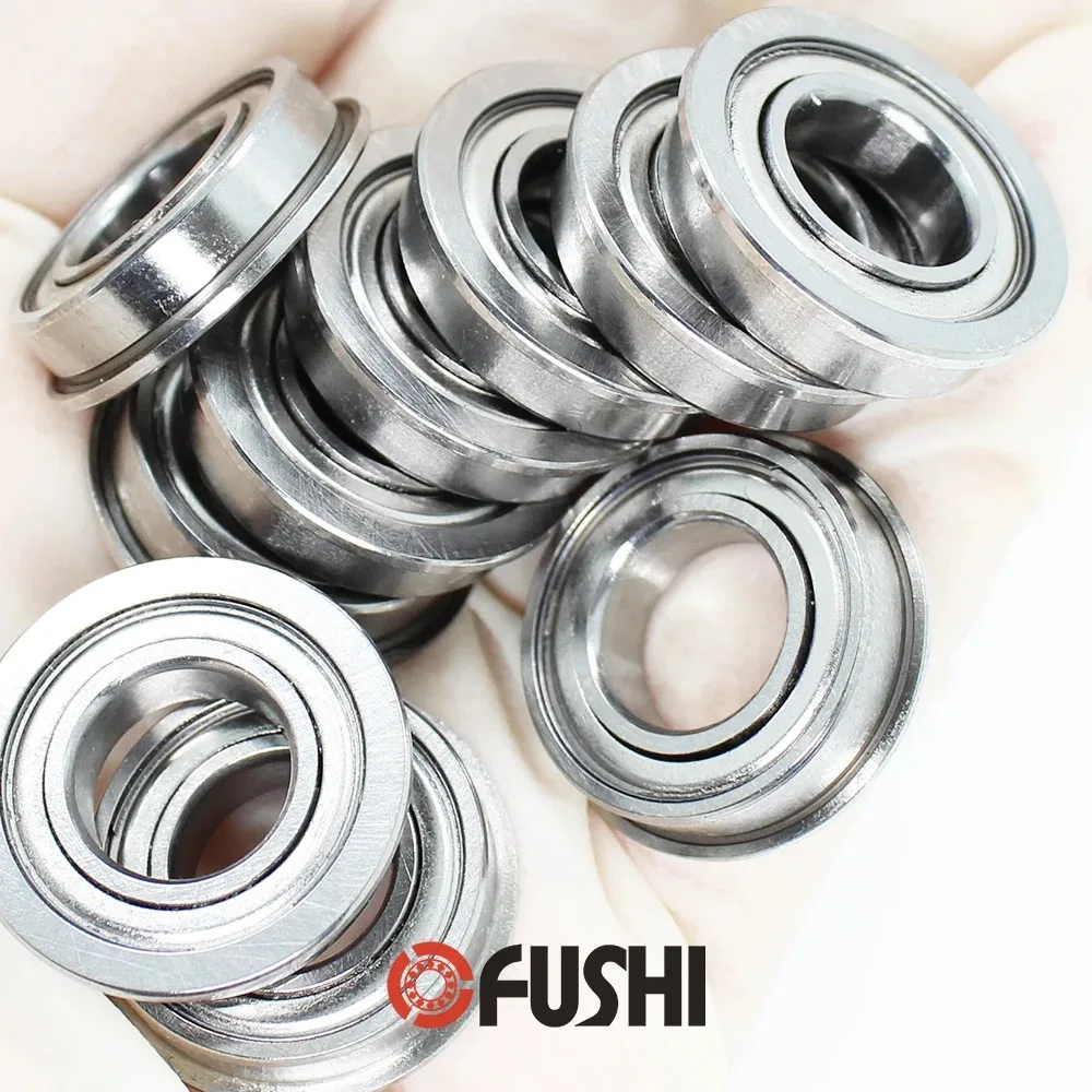 

10PC SF6701ZZ Flange Bearing 12x18x4 mm Double Shielded Stainless Steel Flanged SF6701 Z ZZ Ball Bearings SF6701Z