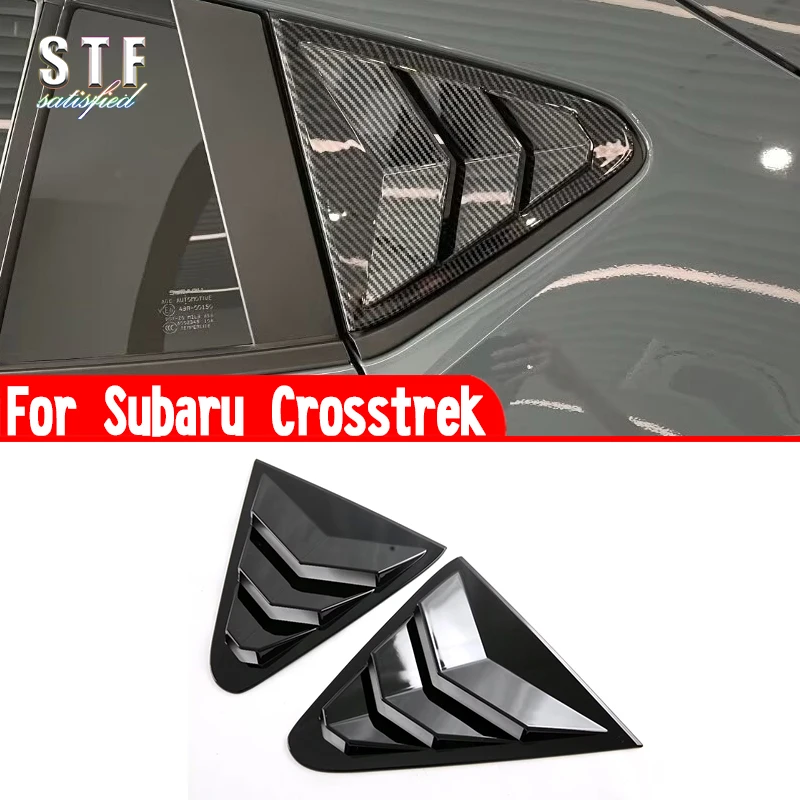 ABS Rear Window Around Cover Trim Molding Accessories Stickers For Subaru Crosstrek 2024 2025