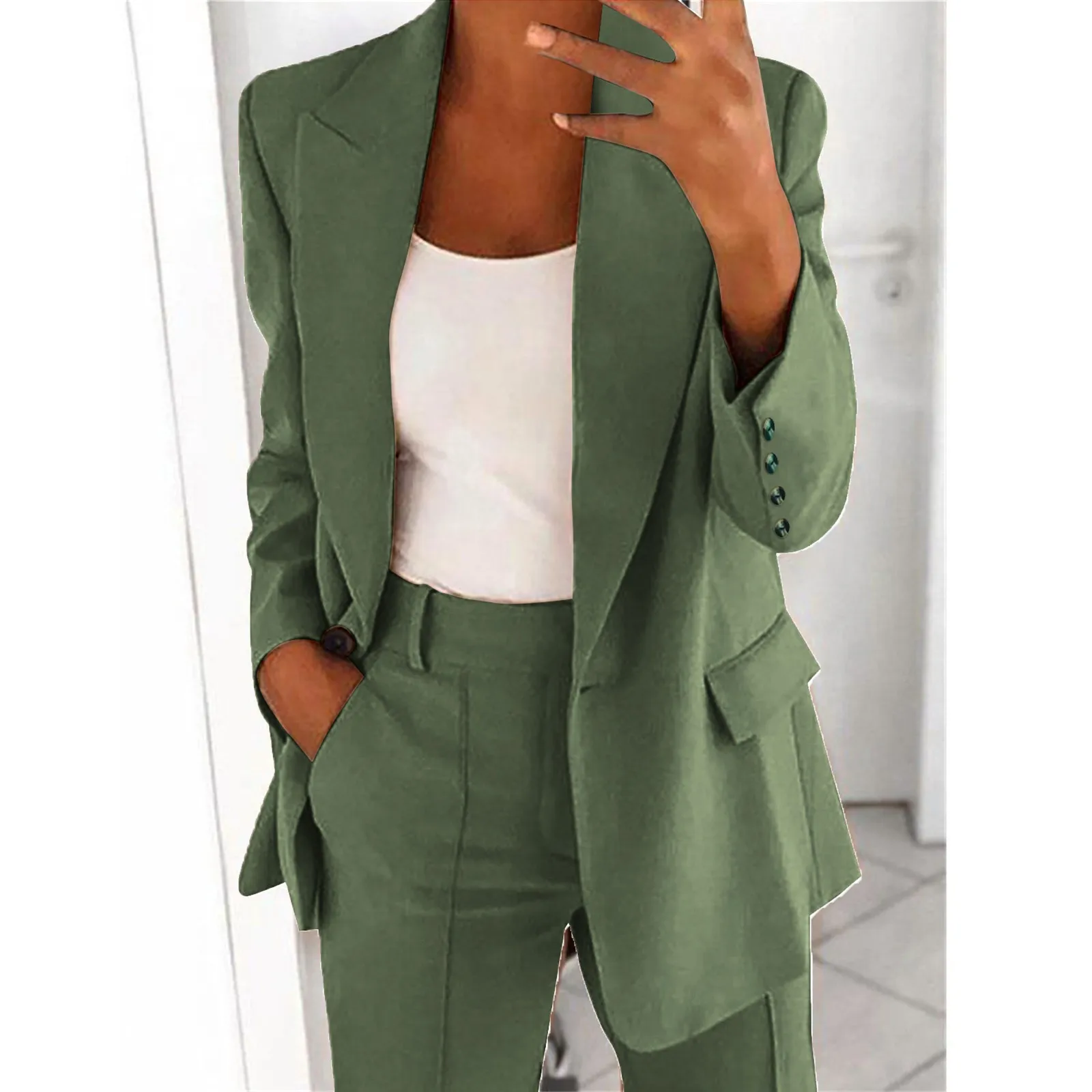 Vrouwen Blazer Jas Elegante Sportieve Zomer Lange Mouwen Vest Pak Jassen Business Oversized Elegante Voorjaar Dunne Jas Bovenkleding