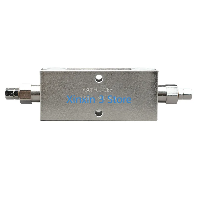 Tubular two-way hydraulic balance valve VBCD pressure retaining valve cylinder crane reversing valve block