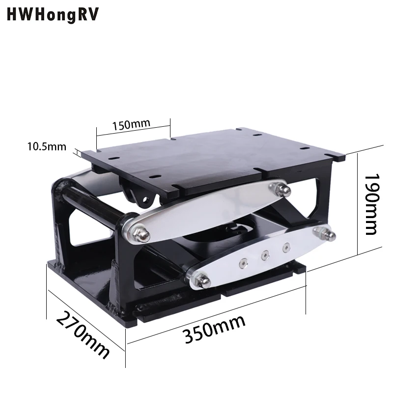 HWHONGRV boat seat pedestal, yacht seat shock-absorbing aluminum alloy base, suitable for speedboat yacht shock absorption