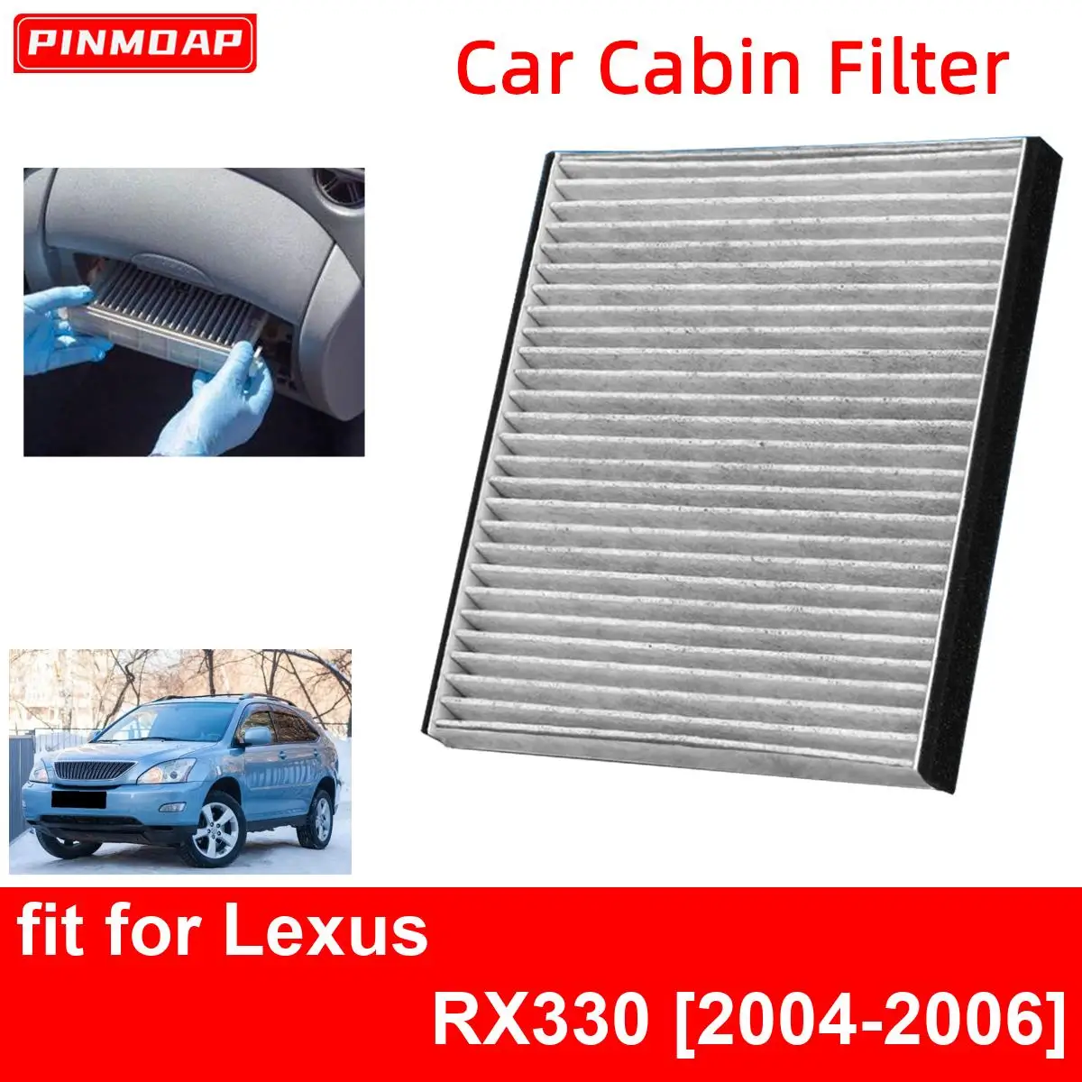 

Car Cabin Air Filter for Lexus RX330 2004-2006 Auto Filters Carbon Fiber CF10132 87139-06030 87139-32010 87139-YZZ05 87139-YZZ19