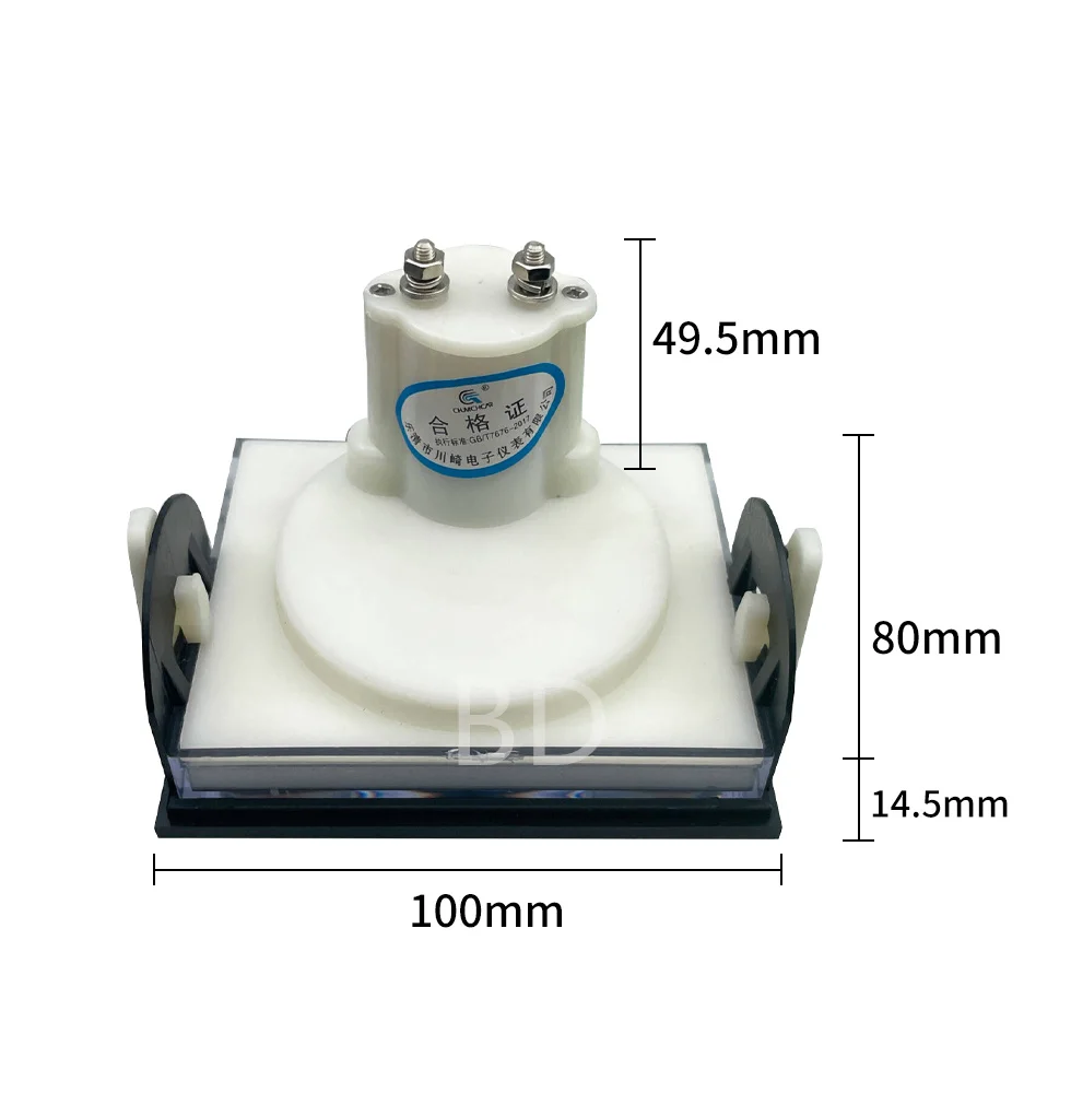 69C17 Pointer Microammeter with Shunt Current Meter 85*46MM Amperimetro50uA 100UA 200UA 300UA 500UA