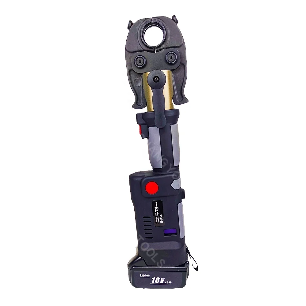 LS-1525 Hydraulic Battery Press Tool for Stainless Steel/Copper/PEX and Multilayer Pipe 110V DC18V/4.0ah Lithium Ion 19KN Force