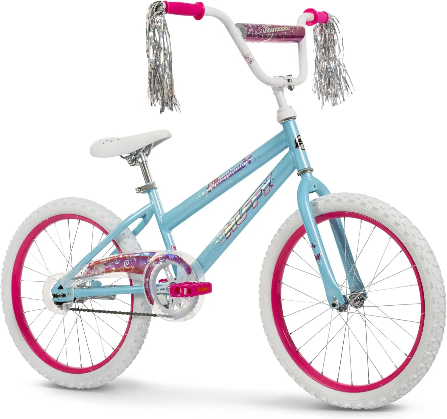 Girls Bike with Removable Training Wheels, 12/16/20 Inch, Ages 3+, Adjustable Seat, Easy Assembly, Durable