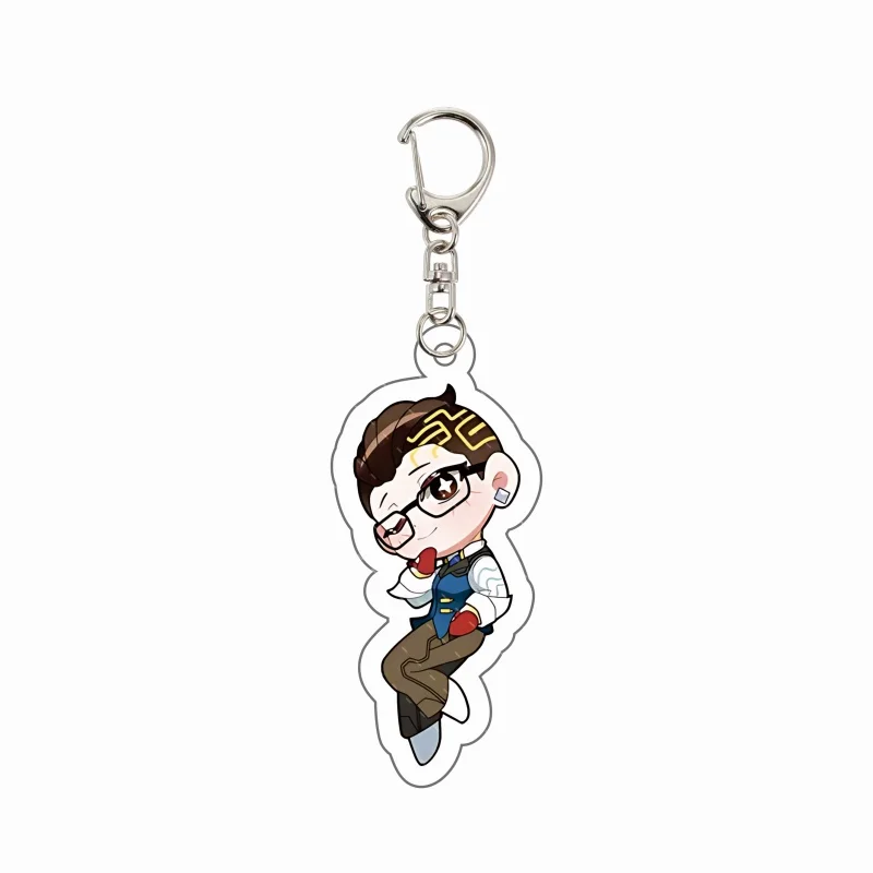 VALORANT Acrylic Keychain Double-Sided Chibi Jett Sage Killjoy Reyna Pendant Bag Accessories Fans Cosplay Gift view 6