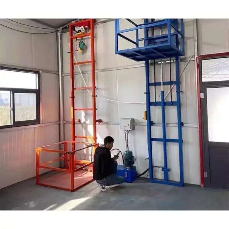 

Gold Seller Electric Hydraulic Lifting Platform 500 Kg Cargo Lift Suitable for Warehouses Shops Small Freight Elevators and H