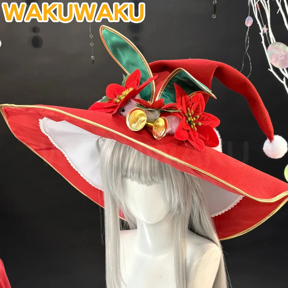 إميليا تأثيري حلي أنيمي إعادة: صفر [XS-2XL] WakuWaku-R المرأة عيد الميلاد فستان أحمر مثير إميليا تأثيري حلي قبعة حجم كبير