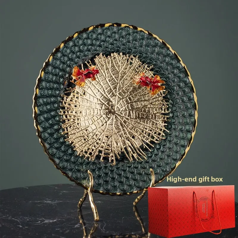 Bai Van Gogh file is like a duck to water, living room decoration ornament entrance, new Chinese light luxury ornament