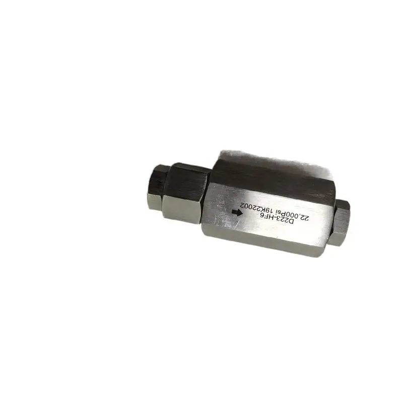 Modello di marca: valvola di ritegno a sfera in acciaio inossidabile 316 ad alta pressione D203 20000 Psi per l'industria petrolifera e gas