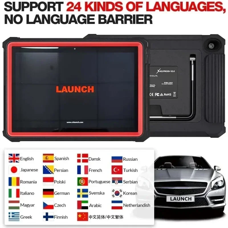 launch Tablet 3GB RAM+64GB for Launch X431 Pro3S+OBD2 Scanner Software Auto Diagnostics Tool Works With Diagzone / Xdiag / Xpro5