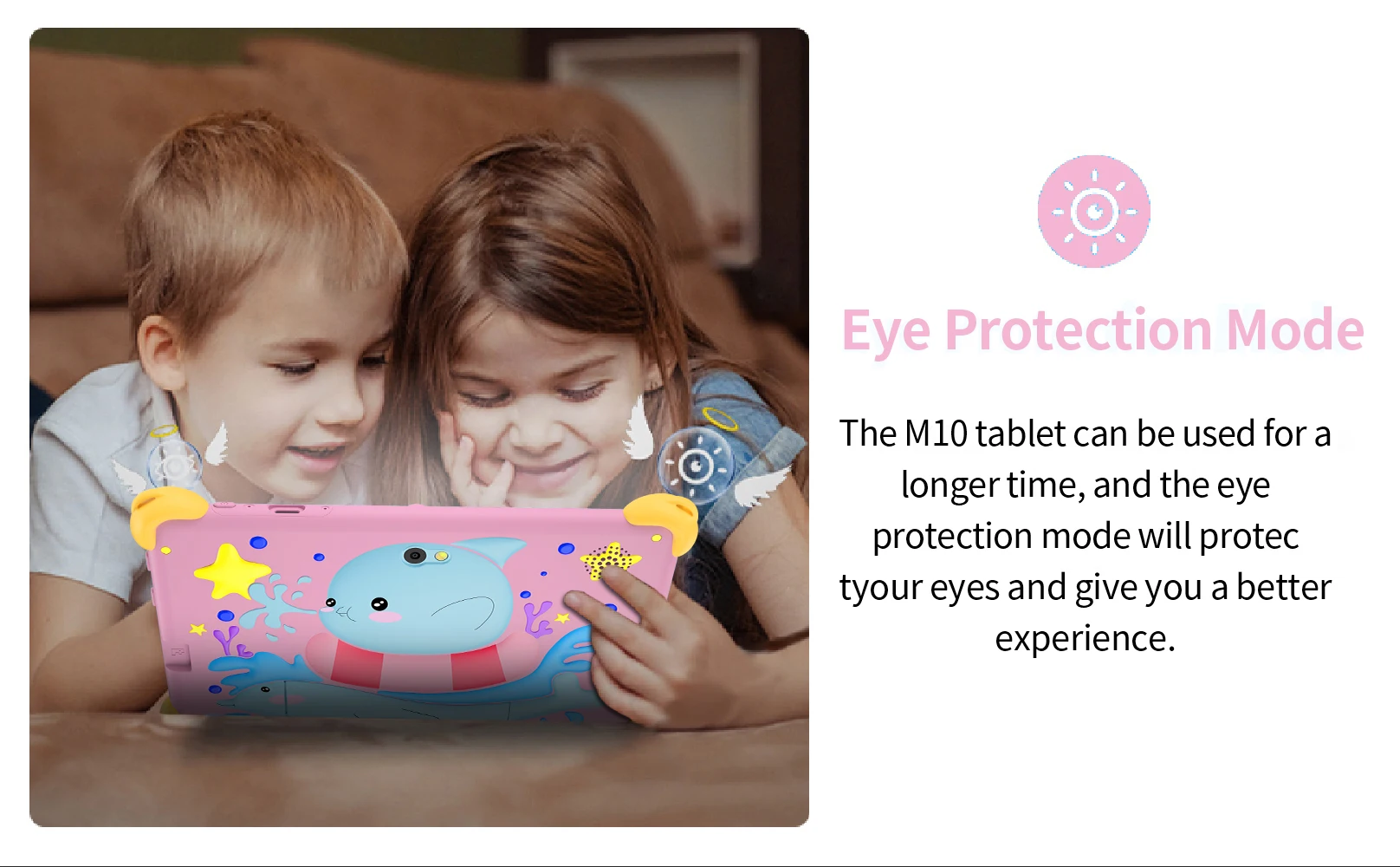 5G Wi-Fi 7 Inch Kid Tablet 4GB RAM 64GB ROM 4000MAH Battery Dual Camera Children's Android 12 Gift Kids
