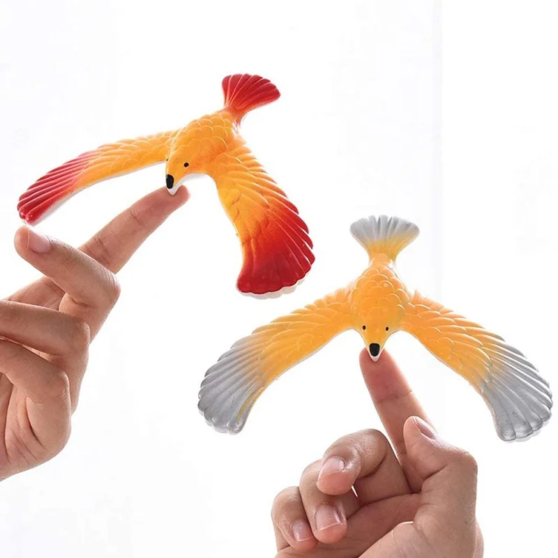 2 Stk/set Hoge Kwaliteit Novelty Verbazingwekkende Balance Eagle Vogel Speelgoed Magic Handhaven Home Office Plezier Leren Gag Speelgoed Voor kid Gift