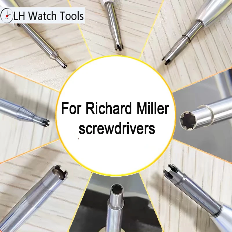 Assista Repair Tools para Richard Mille, 5-Jaw Chave De Fenda, Dial Strap, Remoção de parafuso, 8-Star Parafusos Movimento