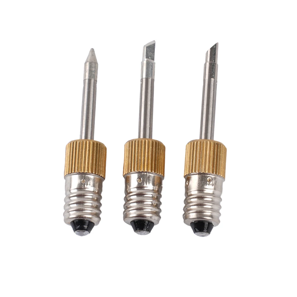 1pc E10 Interface Soldering Iron Tips Welding Tips USB Electric Soldering Tip Head 50mm B C K Type Welding Head Soldering Tools