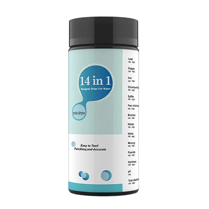 AFOURT-14-In-1 Water Test Kit For Drinking Water, For Tap, Home Water Testing Kits For Drinking Water,Water Hardness Test Kit