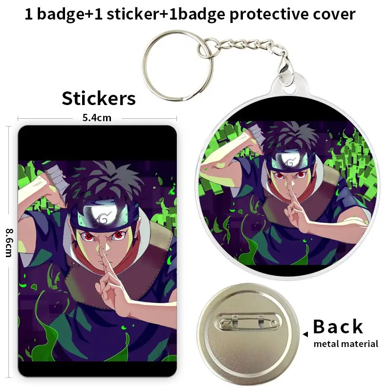 Shisui Uchiha Anime Character Game Soft Button Badge Brooch anchor Peripherals Pin Clothes Chest tag Accessories Personalized