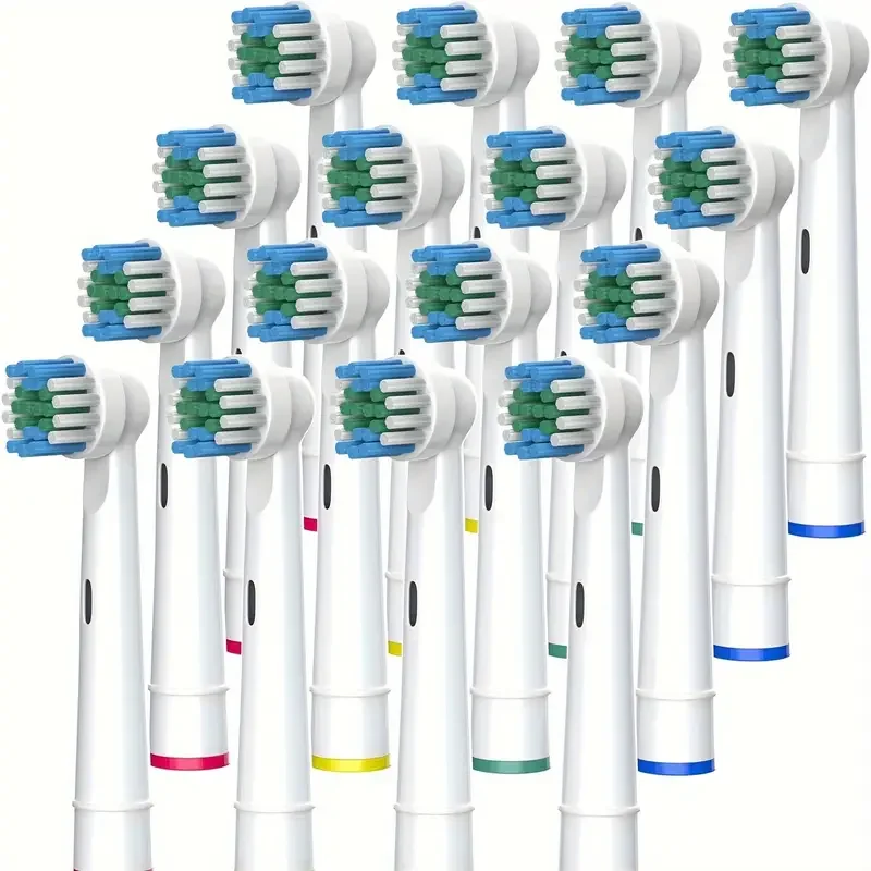 

16×Replacement Brush Heads For Oral-B Electric Toothbrush Fit Advance Power/Pro Health/Triumph/3D Excel/Vitality Precision Clean