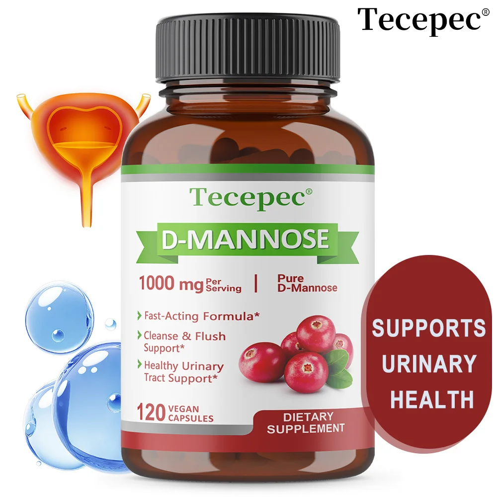 

Добавка D-Mannose, подходит для мужчин и женщин — 1000 мг, поддерживает здоровье мочеиспускания и мочевого пузыря — 120 капсул