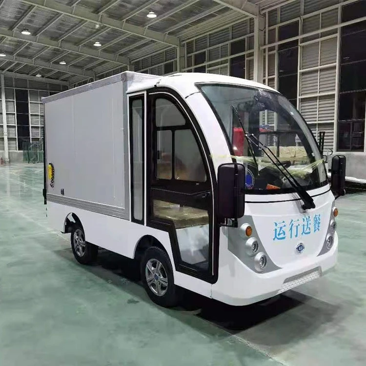 Lastenbox-Elektro-LKW mit einer Batterielebensdauer von 100-Milch-Vierrad-LKW