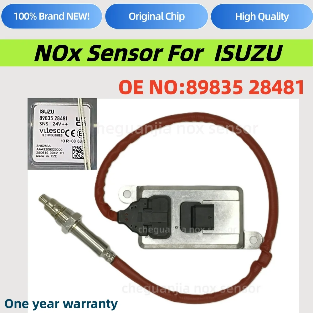 

89835-28481 8983528481 89835 28481 Original New Nitrogen Oxide Sensor Nox Sensor 24V For ISUZU Truck Parts