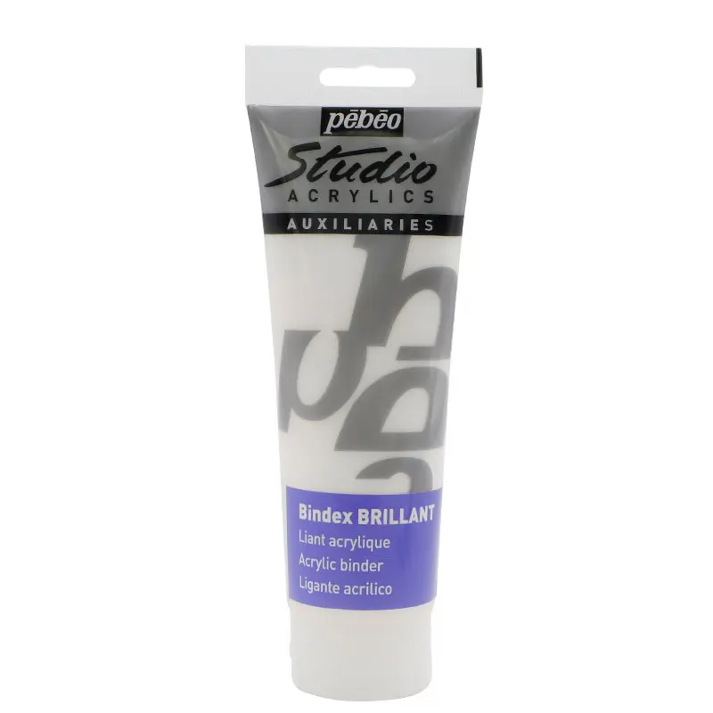 100/250ml PEBEO Studio Acrylic Auxiliaries Gloss / Matt Gel,Non-yellowing Gel Designed for Use with Acrylic Colors Transparency,