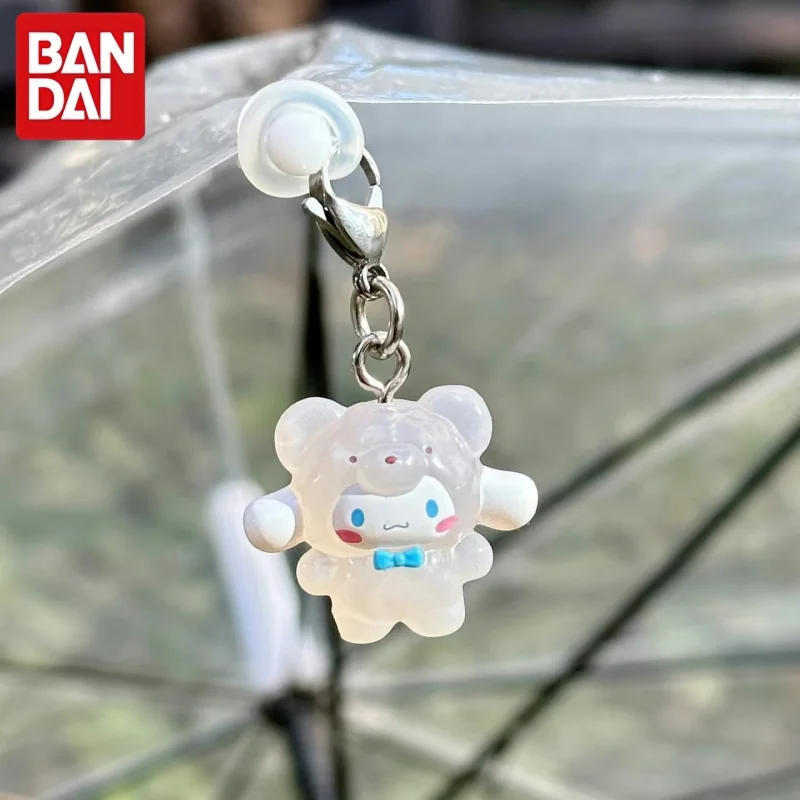 Брелок-подвеска Bandai Gashapon в форме медведя с персонажами Sanrio: Cinnamoroll, Hello Kitty, Pompompurin, My Melody, Hangyodon.
