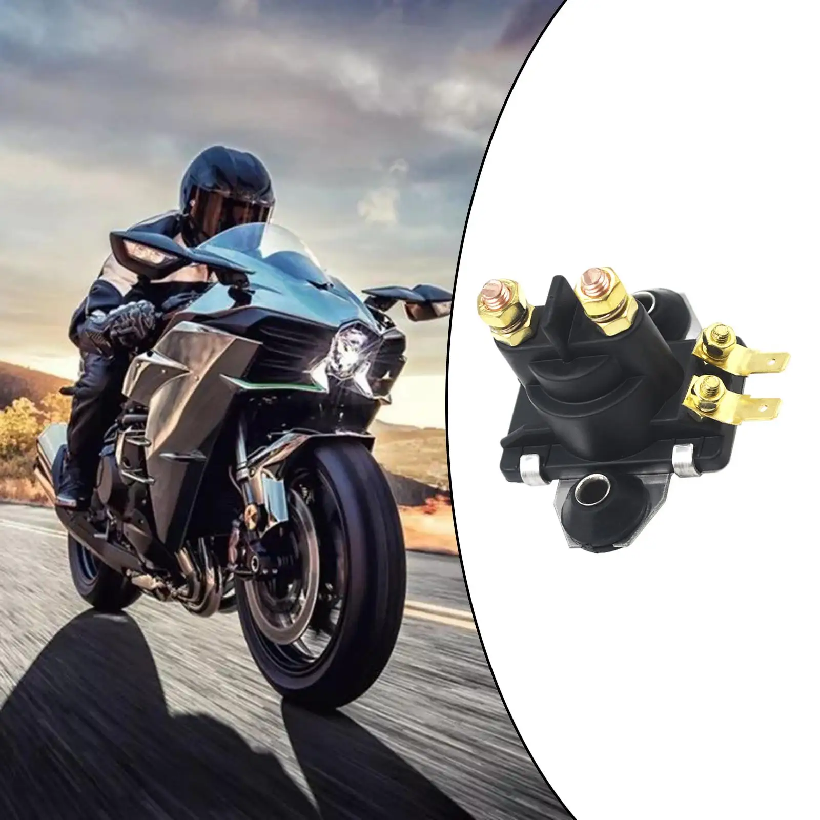 

Motorcycle Starter Relay 65W-81941-00-00 Starter Solenoid Fit for 20HP