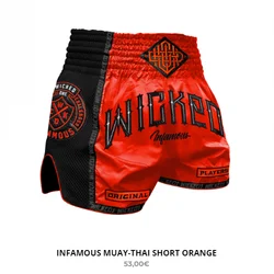 W10 match Muay Thai pants fighting shorts fitness Sanda training boxing suit sanda