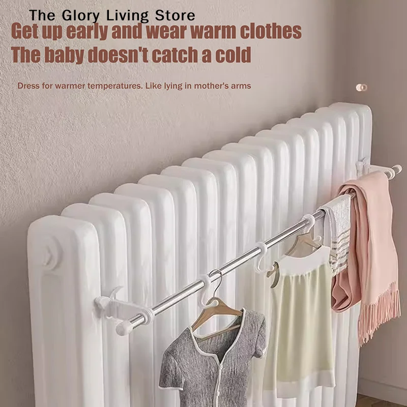 【MA】Heated Shoe Rack Radiator Shoe Drying Rack Radiator Shoe Dryer Bathroom Electric Heater Shoe And Boot Hooks