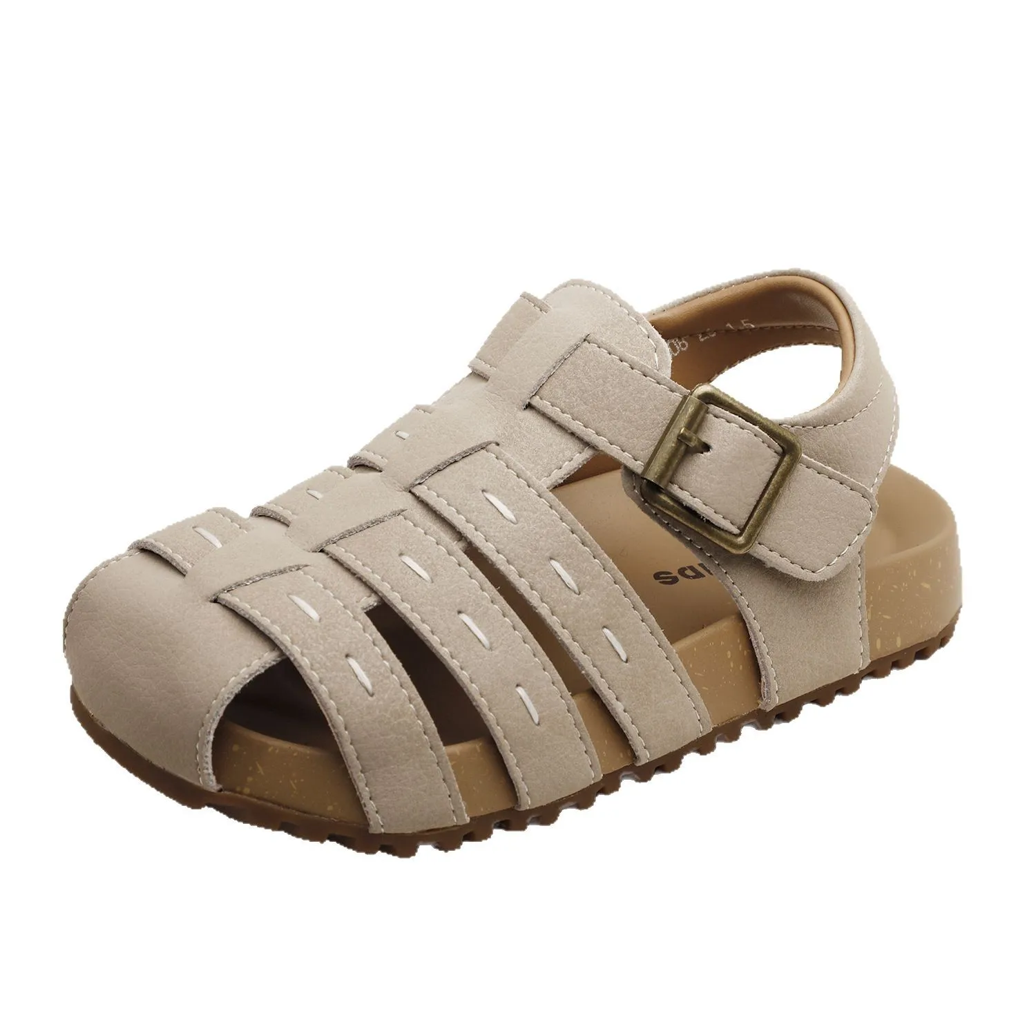 

summer Children Boys Girls fashionable versatile woven hollowed-out peep-toe sandals Kid Toddler Youth Outdoor Flats Beach Shoes