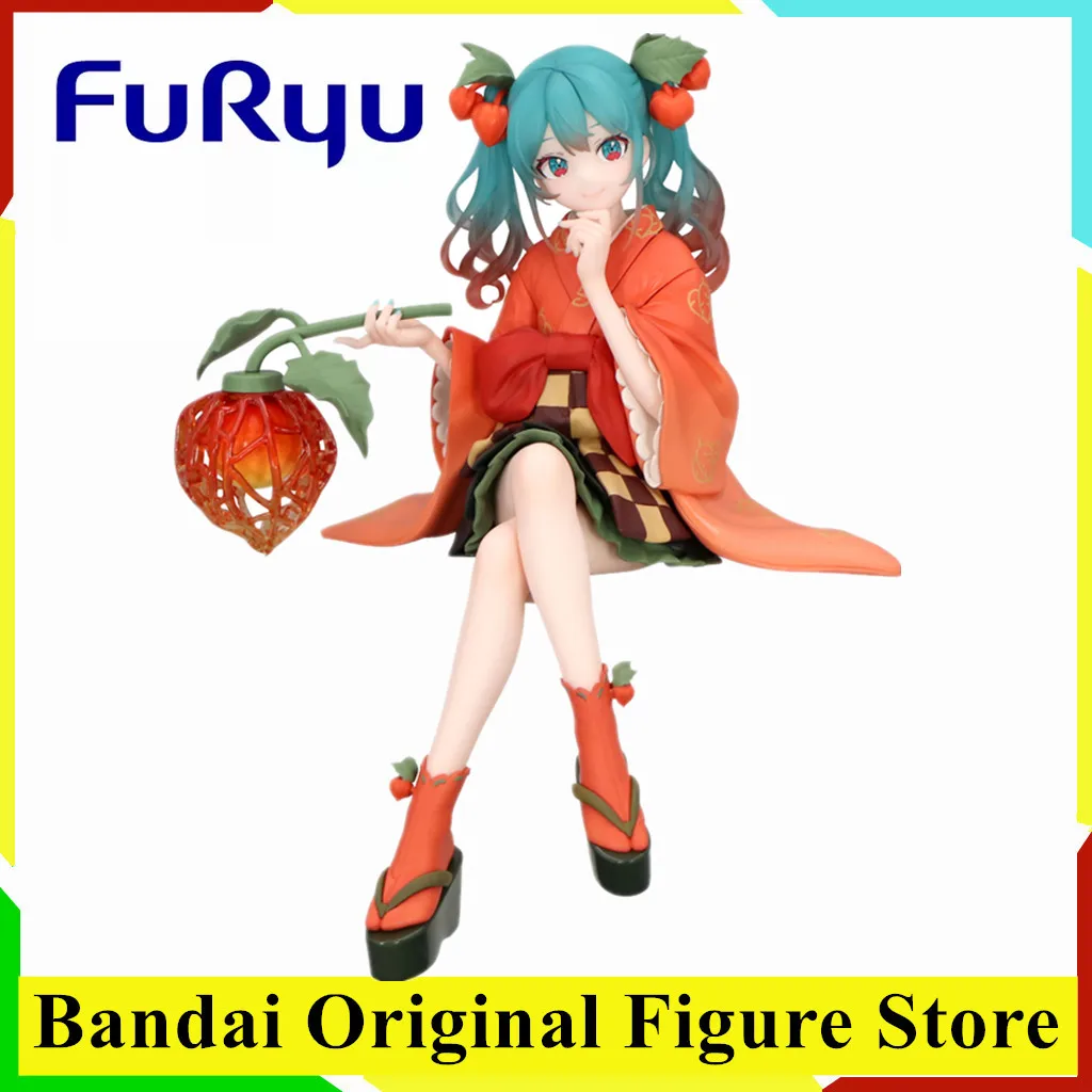 

Оригинальный BANDAI FuRyu Hatsune Miku, стопор для лапши, аниме-фигурка, игрушки, цветочная фея, зимняя вишня, экшн-фигурка, кукла, подарок