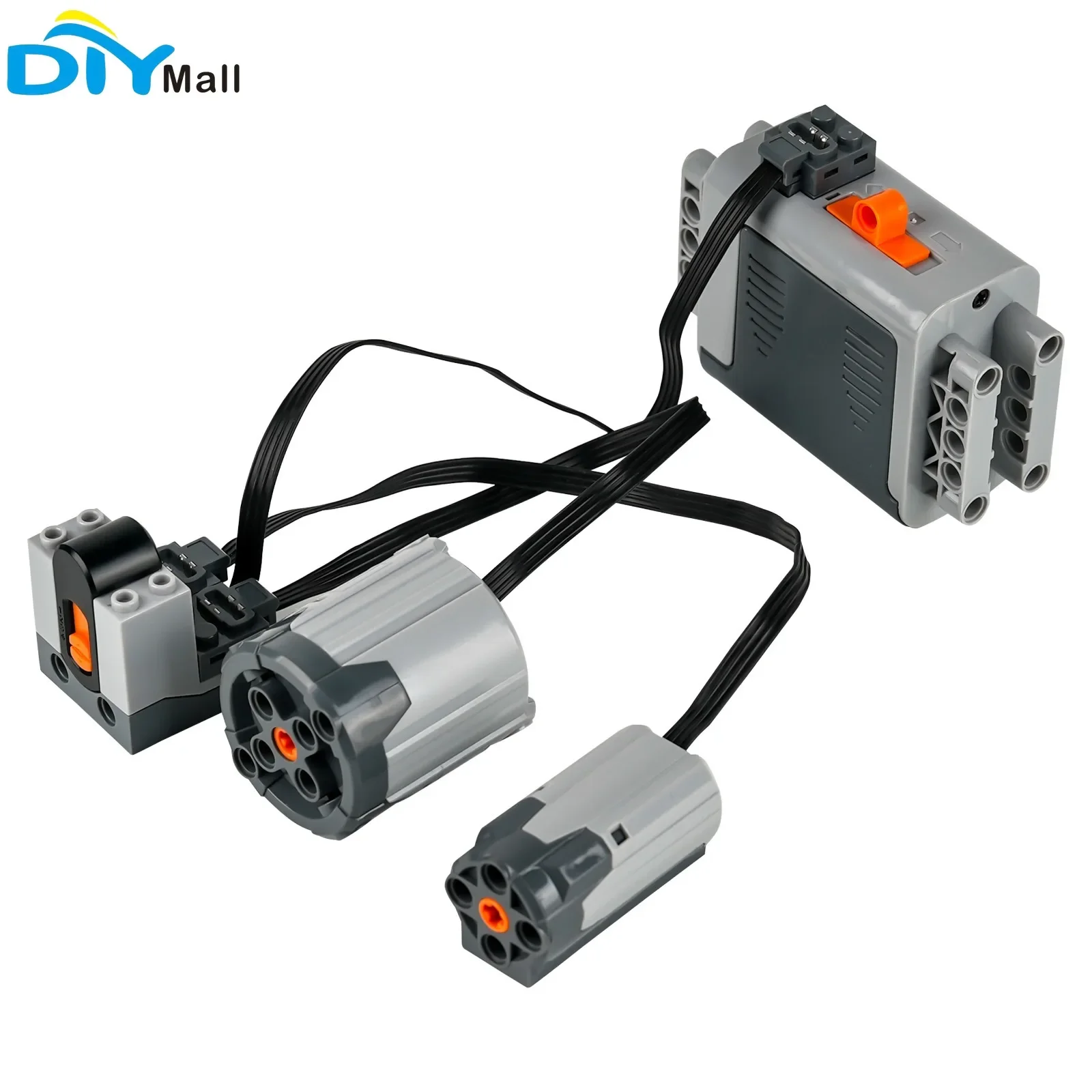 Technical Part 8883 M Motor Compatible with legoeds Power Functions Building Block Car Truck Vehicles Model Power Up Speed Motor