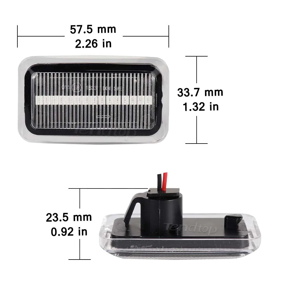 Dynamic LED Turn Signal Light Sequential Blinker Side Markers Lights For Audi A6 S6 100 C3 C4 200 80 90 B2/B3/B4 Cabriolet