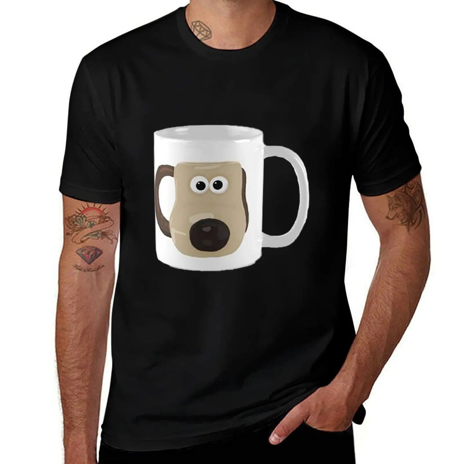 

Gromit mug mug T-Shirt man t shirt heavy cotton t shirts for man cotton T-Shirt