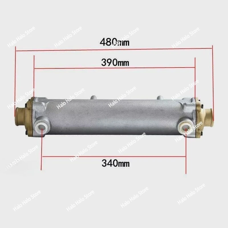 D300 Marine Engine Water Cooler Boat Accessories Marine Condensing Coils Titanium Heat Exchanger Diesel Oil Cooler