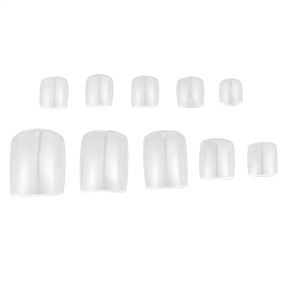 

fake nail toenail sticker fake nail box transparent nails transparent false toenail