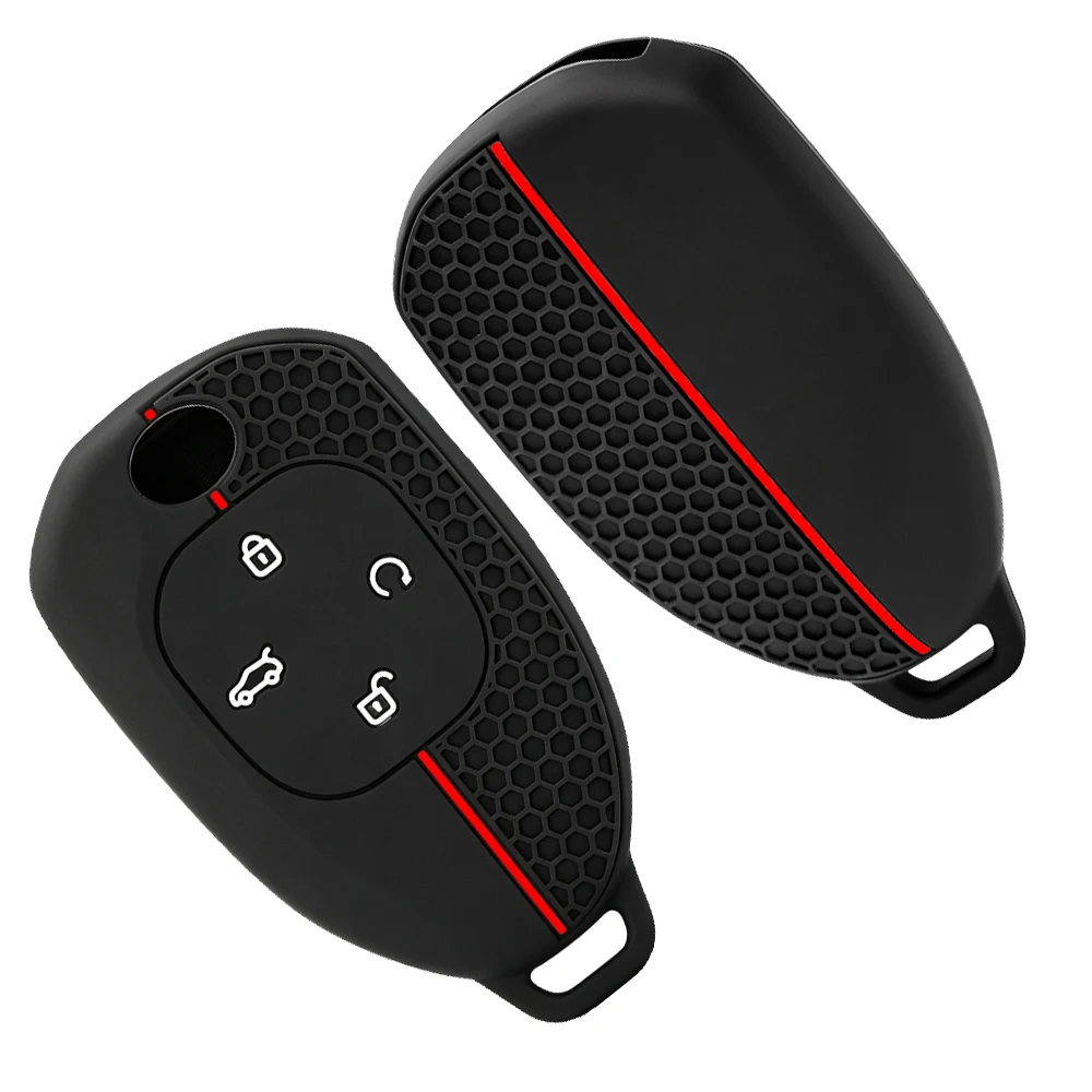 Silicone Car Remote Smart Key Case Cover Shell for Trumpchi GAC 2021 Empow J11 J12 J13 J14 J15 J16 GS8 Fob Keychain Accessories