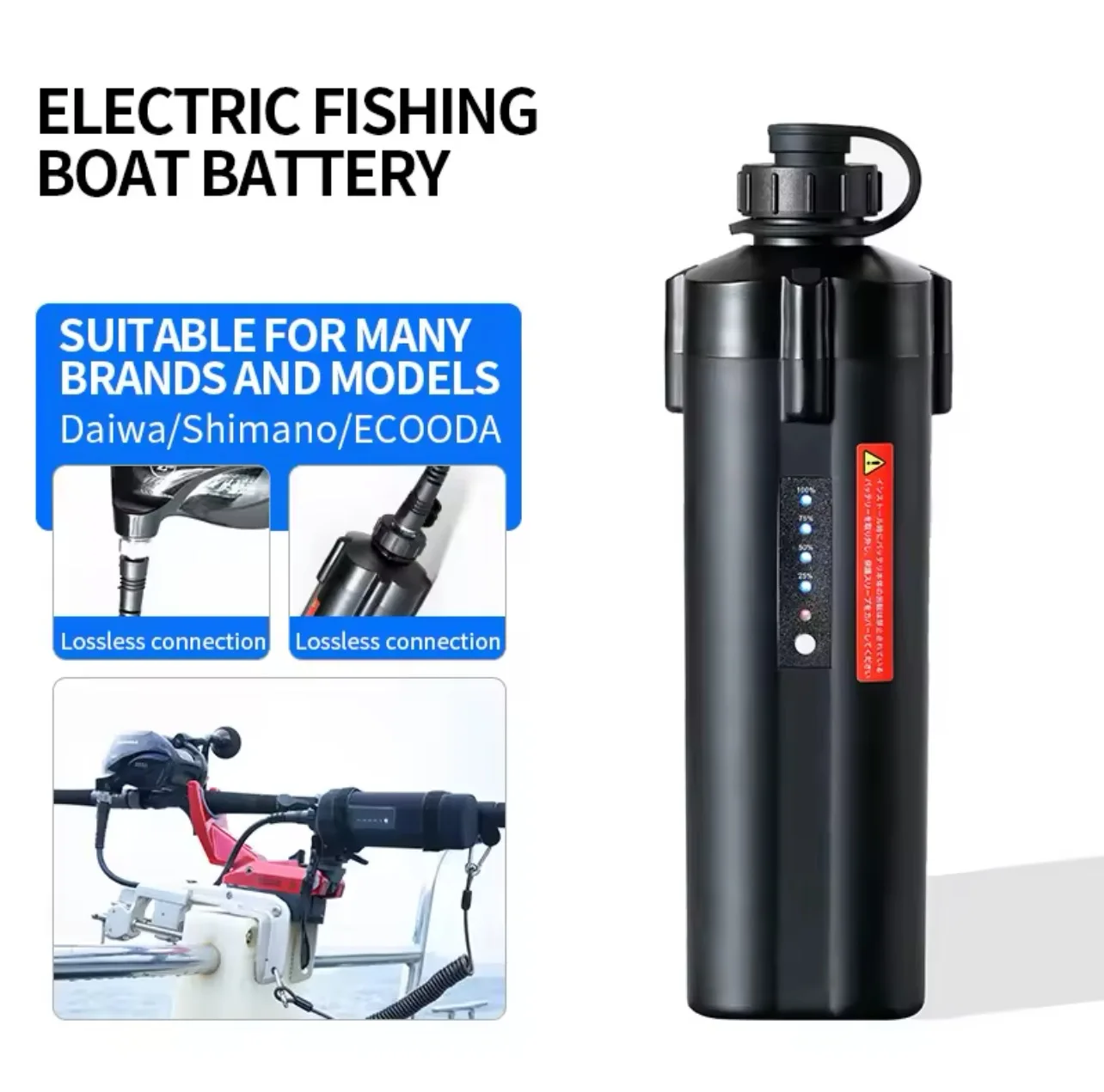 Bateria elétrica para roda de carretel, 14.8v, 3500mah, pesca marítima, bateria para shimano daiwa ecooda, roda de gotículas