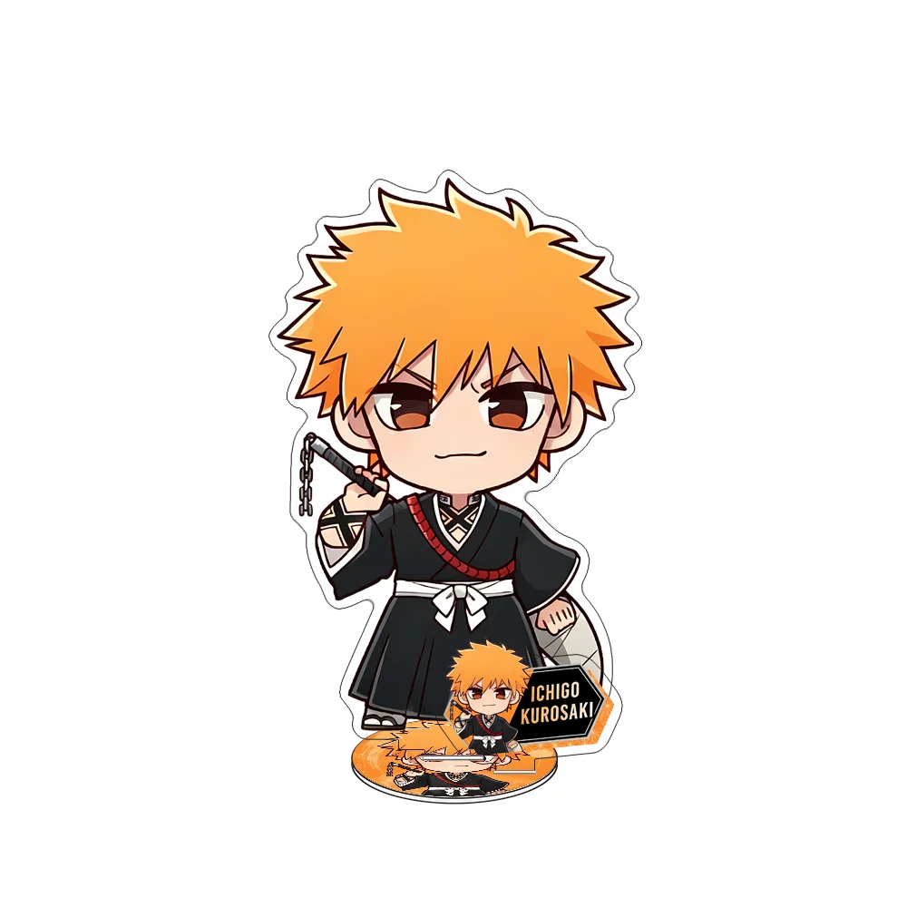 BLEACH Thousand Year Blood War 15CM Double Sided Acrylic Stand Keychain 2026 New Anime Stand Ichigo Rukia Desk Decor Fans Gift
