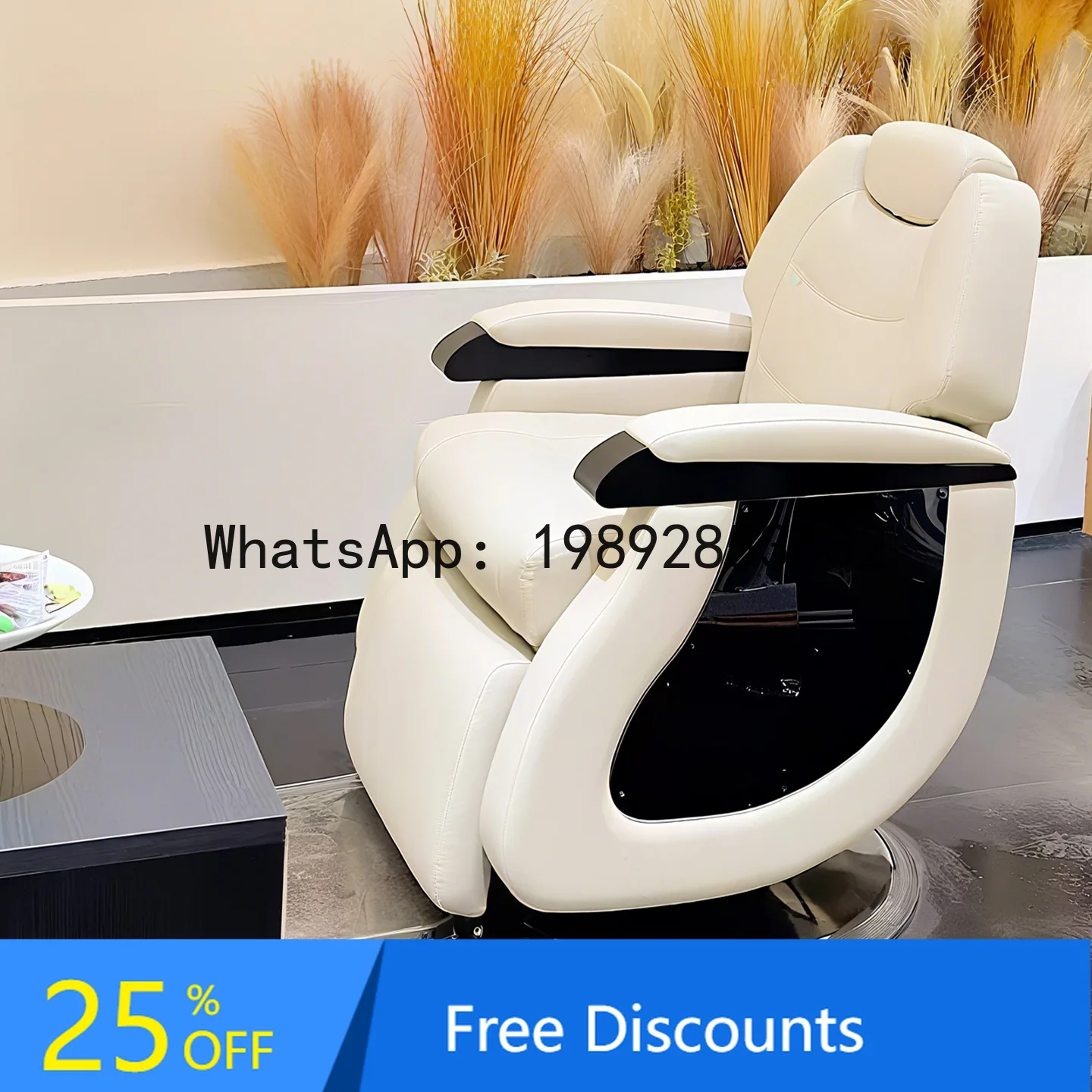 

CZ Electric Hairdressing Chair Barber Shop Salon Perm Dye Chair Reclining Adjustable Head Therapy Beauty Hairdressing Chair